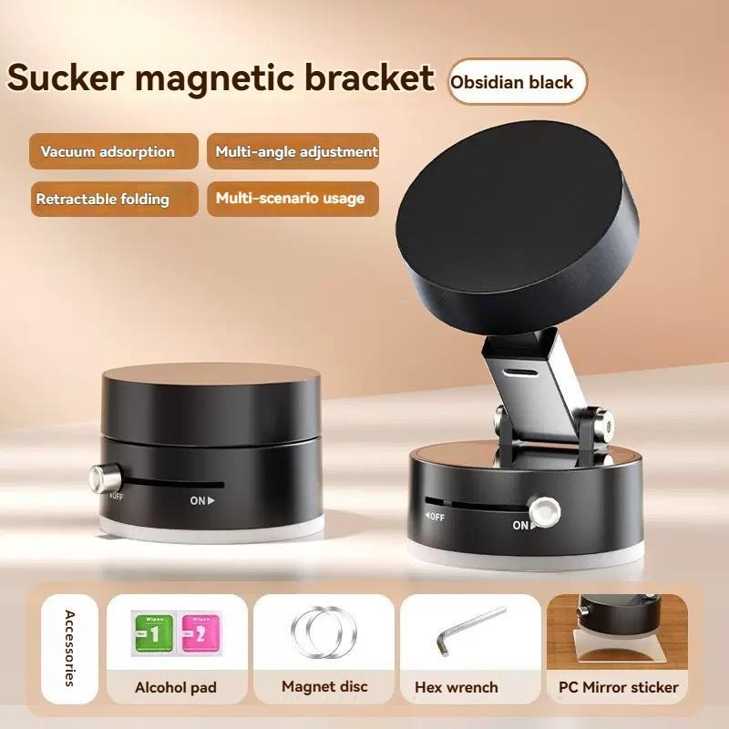 

Magnetic Phone Holder with Suction Cup for Car Dashboard and Windshield With Magnetic Tool Kit