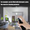 Portable Repackaging Small Bottle Detachable Transparent Bottle Cap Lastics Spray Bottle
