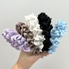 Summer Colorflu Satin Scrunchies Hairband Headband Adult Hair Accessories Hair Jewley