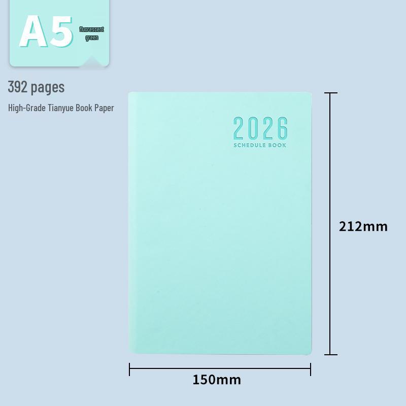 2026 Daily Planner & Business Notebook Set with Gift Box