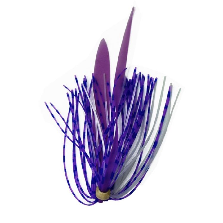 10 Pièces Élastiques Jupes Parapluie Silicone Spinnerbait Skirts Remplacement Jupes de Pêche Accessoires de Pêche d'Extérieur