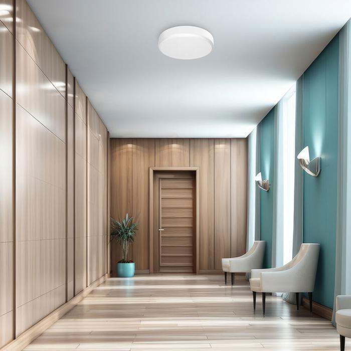 Plafonnier LED Rond 20W 4en1 avec Détecteur IP54