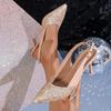 Fashion 2025 Summer Classics Women's Slingbacks High Heels Pointed Toe Thin Heels Buckle Strap Pumps for Fashion Dress Party Sandals