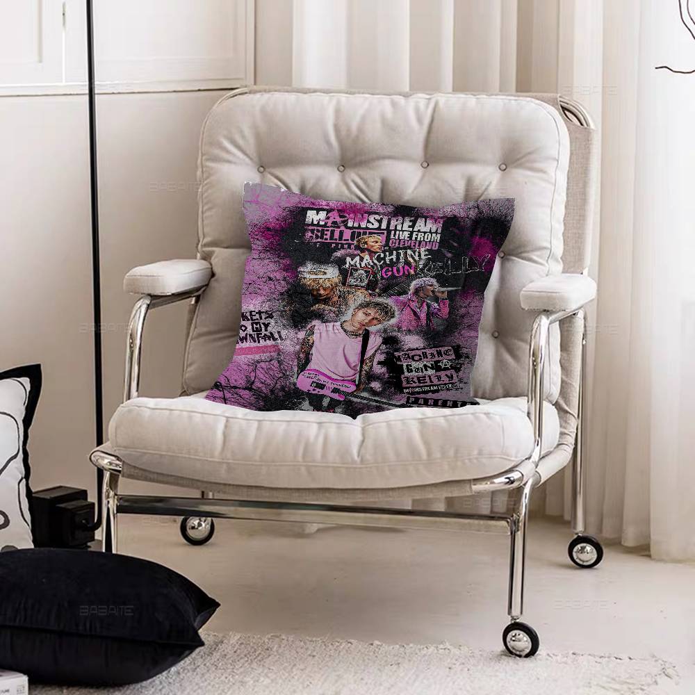 MGK M-Machine Gun K-Kelly Stitch Lucky Dragon pillow cover sofa cushion cover home room decoration children gift