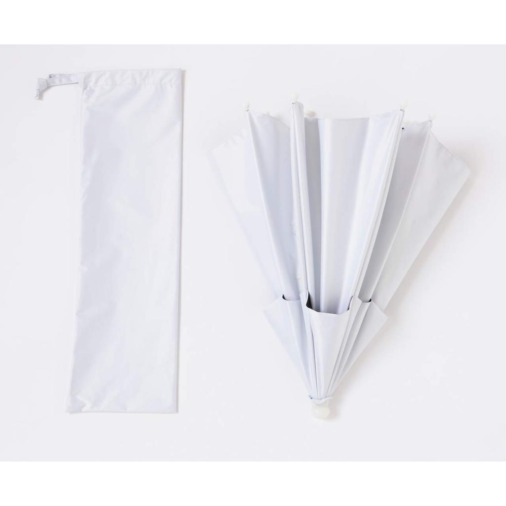 Umbrella Hat Parasol for Covering Umbrella Covering Umbrella Haha! (Hat Umbrella) Fishing, Farming, Gardening, Etc. [LIEBEN-3810] (White/Black)