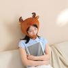 Christmas Party Deer Costume Hat with Nose Accent for Photos