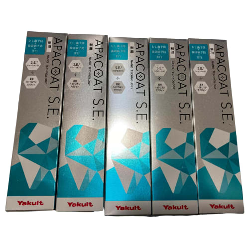 Yakult Apacoat SE Toothpaste, 120g, Set of 5, Medicated, Prevents Periodontal Disease, Whitening, Tooth Decay, and Bad Breath