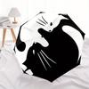 1pc Cat YinYang Automatic Open/Close Umbrella with One Touch Button,, Windproof Design   Lightweight Portable Umbrella for Women & Men6020