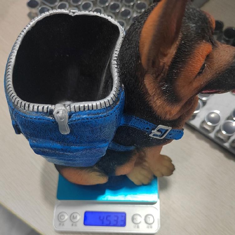 Cartoon Dog Pencil Holder Practical Pen Container Convenient Makeup Organizer