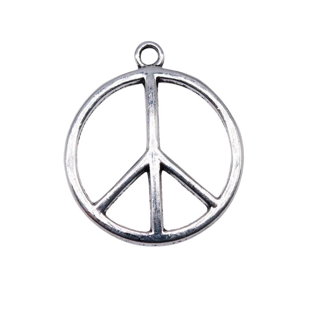 Pendants Peace Sign Charms Alloy Crafts For Hippie Themed Jewelry Making