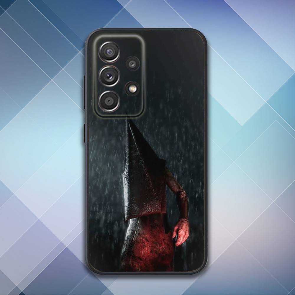 S-Silent Horror Hill Game Phone Case For Samsung S25,S24,S21,S22,S23,S30,Ultra,S20,Plus,Fe,Lite,Note,10,9,5G Black Cover