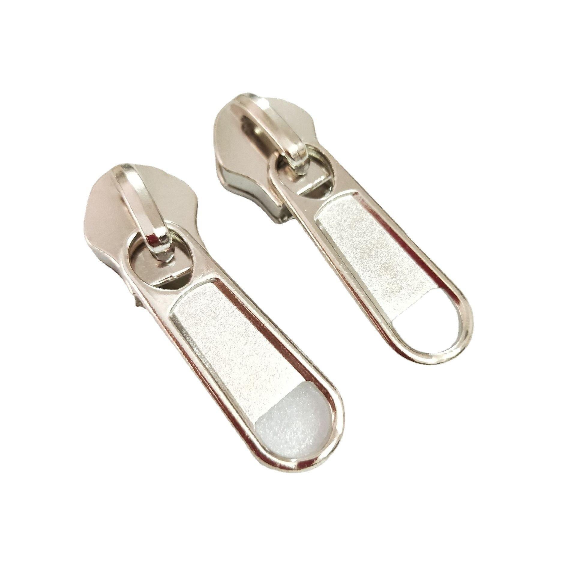 

10 шт., 3/5/8/10 #, универсальный комплект для ремонта застежек-молний, ​​замена слайдера на молнии, спасение зубов, новый дизайн, молнии для шитья одежды 0.6cm