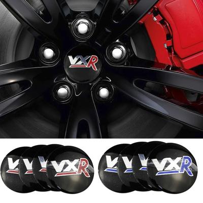 4Pcs 56mm VXR Car Hub Emblem Wheel Center Badge Stickers