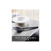 Yamazaki Tower S Silicone Cooking Spoon, Black, Approx. W7 x D3 x H26cm, Dishwasher Safe, Floating Tip, Measuring Meter, 4273