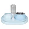 Cat Food and Water Bowl Set Slow Feeding Automatic Drinking Water and Cat Food Bowl for Puppy