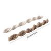 Bohemian Twist Curtain Buckle Holdbacks, 8Pack Jutes Twines Tie Backs for Light Filtering Drapes