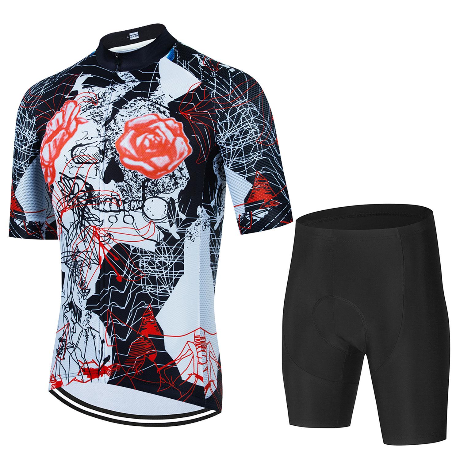 

Summer New Quick-drying and Breathable Men s Cycling Suit, Mountain Road Bicycle Short-sleeved Cycling Suit 2026 3XL