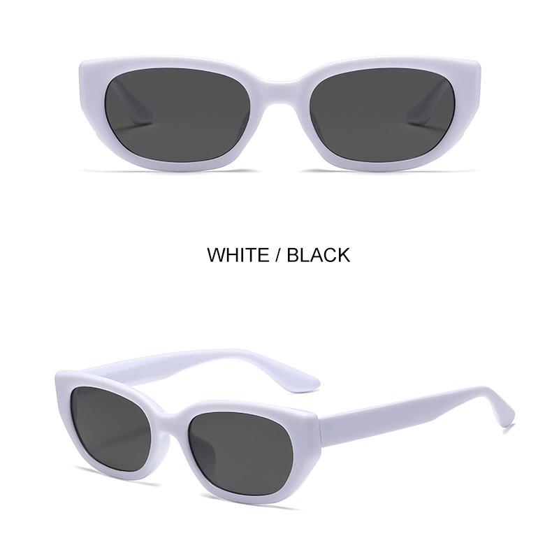 Dámské sluneční brýle, High-end, Anti-UV, Malý rámeček, Korejský styl Retro Kočičí oči