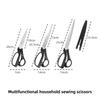 Sewing scissors, tailoring scissors, clothing scissors, large, medium and small size cutting, large scissors for cutting fabric, household use