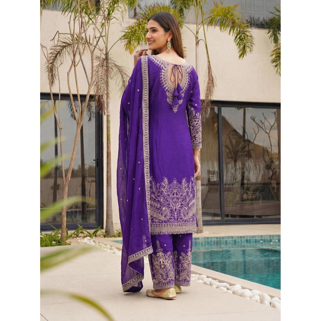 Pakisatni Salwar Kameez Designer Wedding Party Wear Ethnic Palazzzo Suit Dress