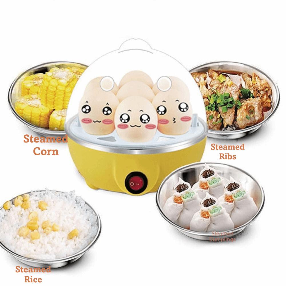 Multi-Functional Egg Boiler Automatic Power Off Egg Steamer Steamed Egg Electric Egg Cooker Food