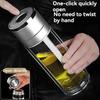 400/500ML Glass Water Bottle One Click Opening Double Layer Tea Water Cup Infuser Tumbler Drinkware Water Bottle With Tea Filter