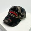 New Unisex Broken Style Sanskrit Embroidery Baseball Hats Versatile American Sunshade Camouflage Peaked Caps Fashion Personal