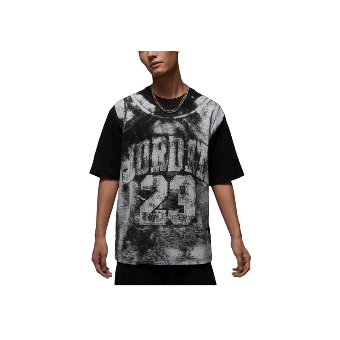 

Jordan Бруклин Мягкая Удобная Приятная к коже Универсальная Футболка с коротким рукавом Мужские Топы HQ8931010 XL