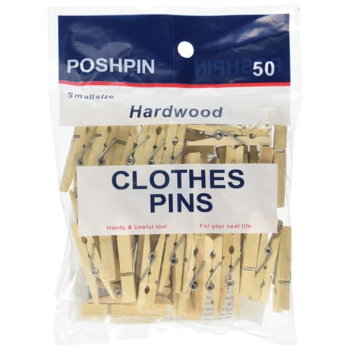 Wooden Cross Pins (S) 50 pieces PO-480-50