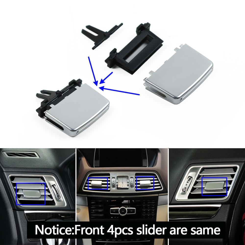 Front Dashboard Middle Left Right Air Conditioner AC Vent Grille Outlet Clips Repair Kit For BENZ E Class COUPE W207 E350