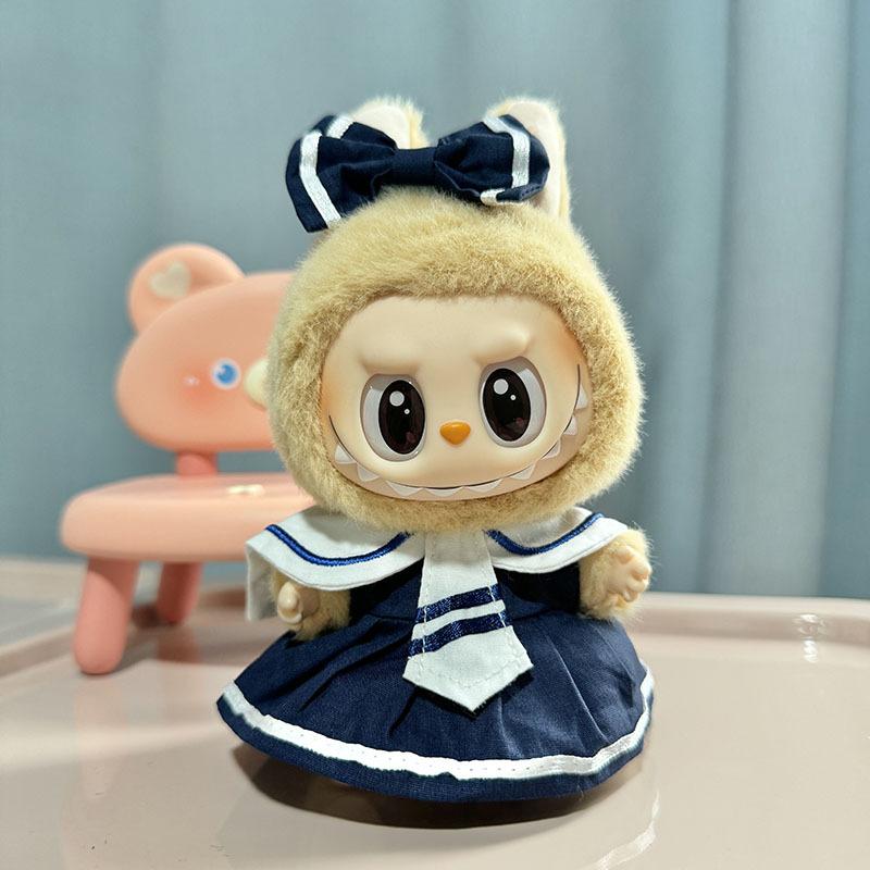 13 Styles Cute Mini Plush Doll'S Clothes Outfit Accessories Korea Kpop Exo Labubu II Idol Dolls Jumpsuit Sitting Party Clothing