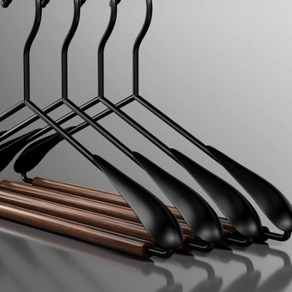 3PCS Vintage Ironwork Clothes Hanger Thickened Anti Slip Hanger Wide Shoulder Hanger  Household Use