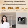 Deli 34521 PRO Face & Fingerprint Biometric Time Attendance Machine CN plug (adapter included)