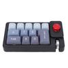 Wired Mechanical Number Pad Type C Hot Swappable Numpad Keyboard with 12 RGB LED Backlight Joystick Roller