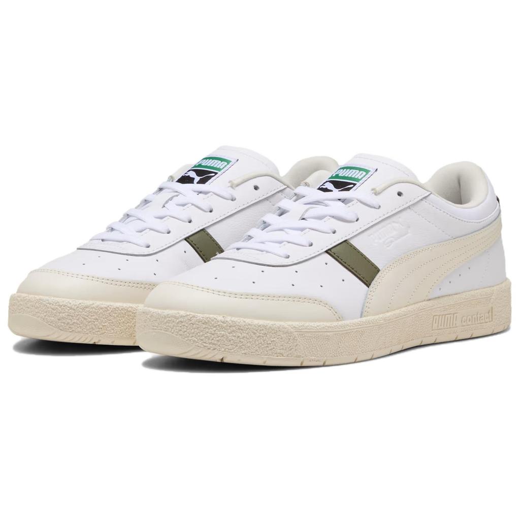 Puma Seoul Leather Soft Comfortable Sneakers Unisex Sneakers White 398410-08