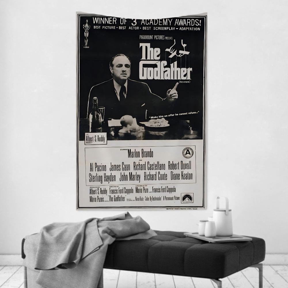 Classic US Gangster Movies The Tapestry Room Decor Wall GGodfather Cloth Party Hanging Background Room Decor Baby Room