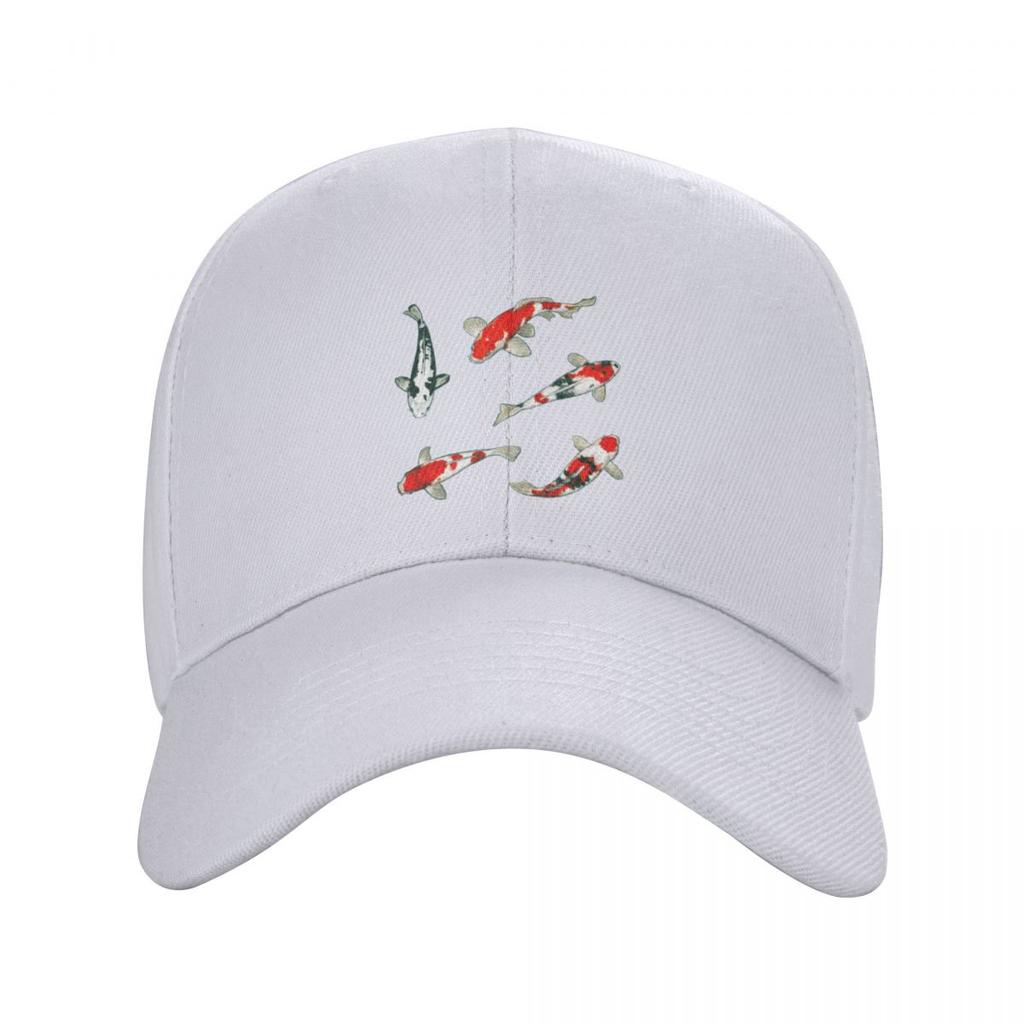Le ballet des carpes koi Cap Baseball Cap Anime Damenkappe Unisex