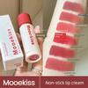 New Texture That's a Hit! Muke Shise Non-Stick Cup Lip Cream with a Creamy-To-Powder Texture, Matte Soft Mist Lip Mud, Non-Fading Lip Gloss