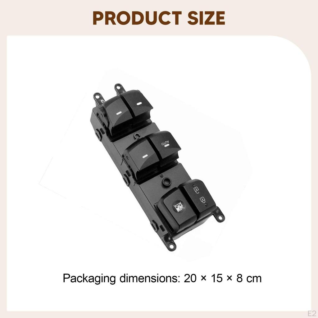 Lifter Control Button, Front Left Electric Window Switch for Elantra Accs