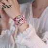 Timeless Fashion Accessory Braided Wrap Layered Faux Leather Bracelet Retro