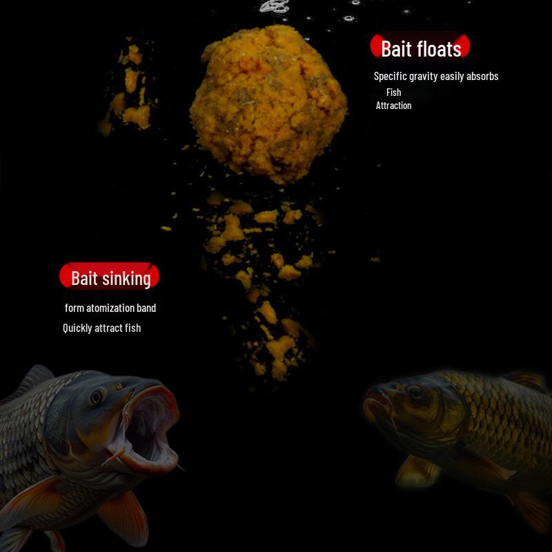 Big Mix Black Pit Floating Bait for Grass, Crucian, Bream, Silver, and Bighead Carp