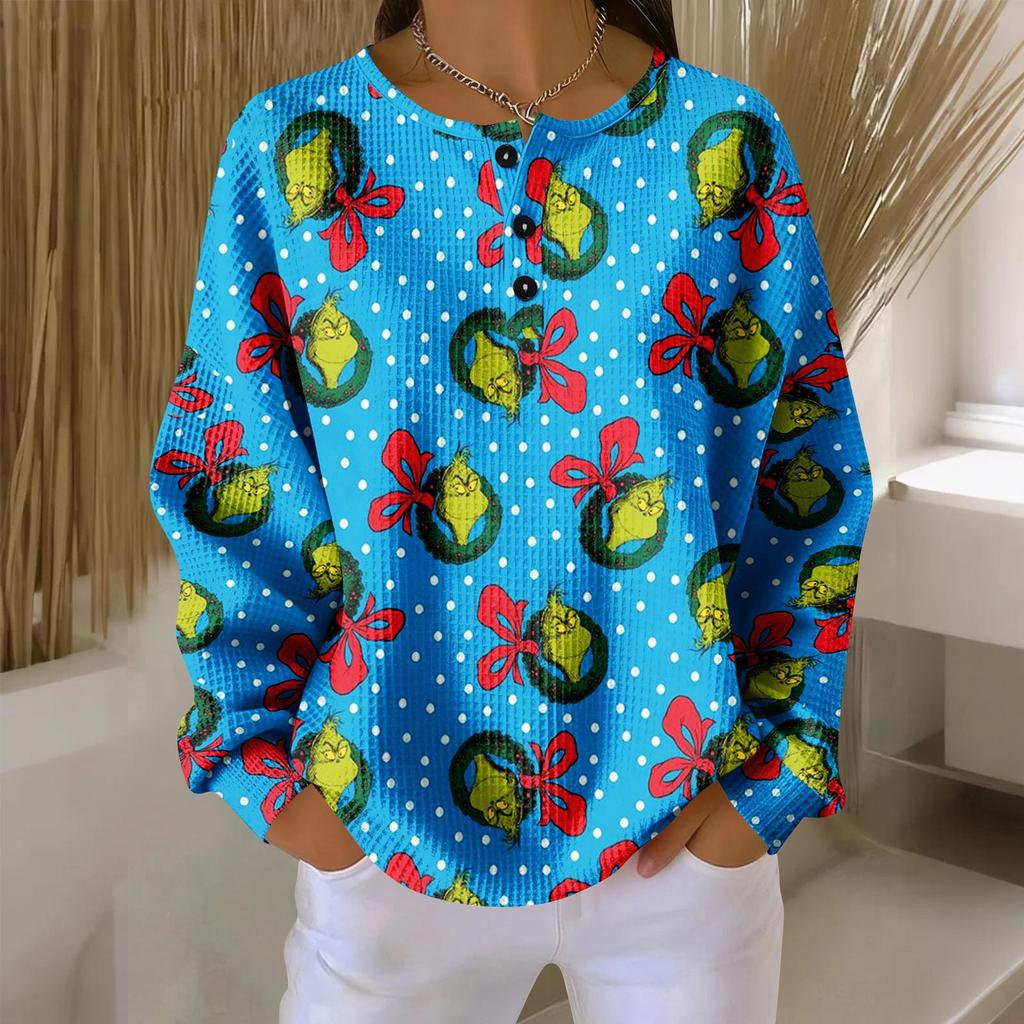 Dámské ležérní košile s dlouhým rukávem, topy na knoflíky s výstřihem do V, volný úplet, podzimní oblíbené pro ženy