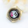 Shsby Diy Personality Watch Header New Style Gold Flower Watch Head With Silver Ball Watch Accessories