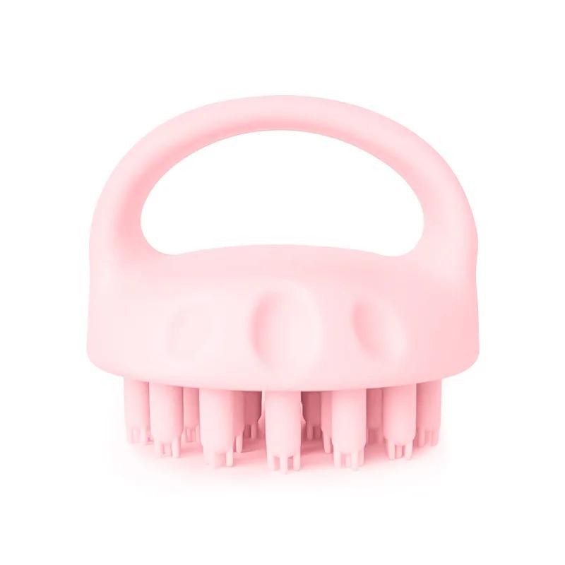 Hair Scalp Massager Shampoo Brush Soft Silicone Hair Washing Brush Comb Body Massage Shampoo Brush Clean Scalp Spa Massage Comb