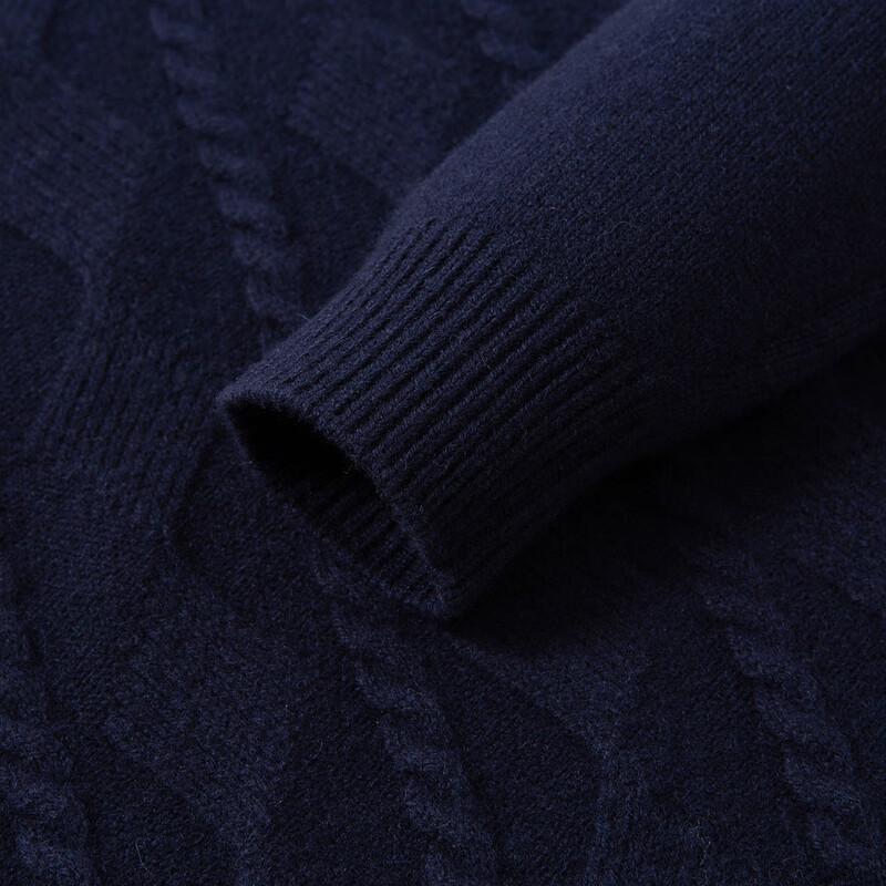 MONTAGUT Men's Merino Wool Round Neck Sweater