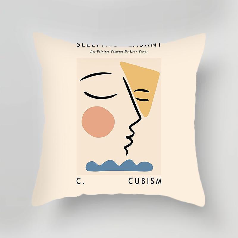 Nordic New Abstract Pillow Cover Geometric Pattern Living Room Sofa Cushion Cover 50x50cm 60x60cm home decor