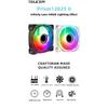 TEUCER Prism-2 1PCS/3PCS ARGB Case Fan, 120mm PWM 800-1600RPM 5V 3Pin RGB Gaming PC Cooling Fan