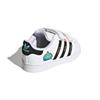 Adidas Originals Superstar Cf I Hook and loop Abrasion Resistant Low top Skateboard Shoes White Black Blue H05269