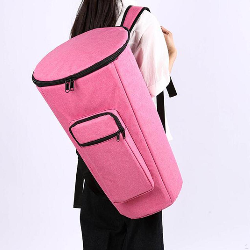 Bag African Drum Case Musical Instrument Accessory Dustproof Comfortable Zipper with Pocket