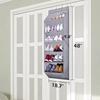 Over Door Shoe Organizer with Large 6 Deep Pockets Door Shoe Rack for Closet Door Foldable 16 Pairs Resuable Hanging Storage Bag